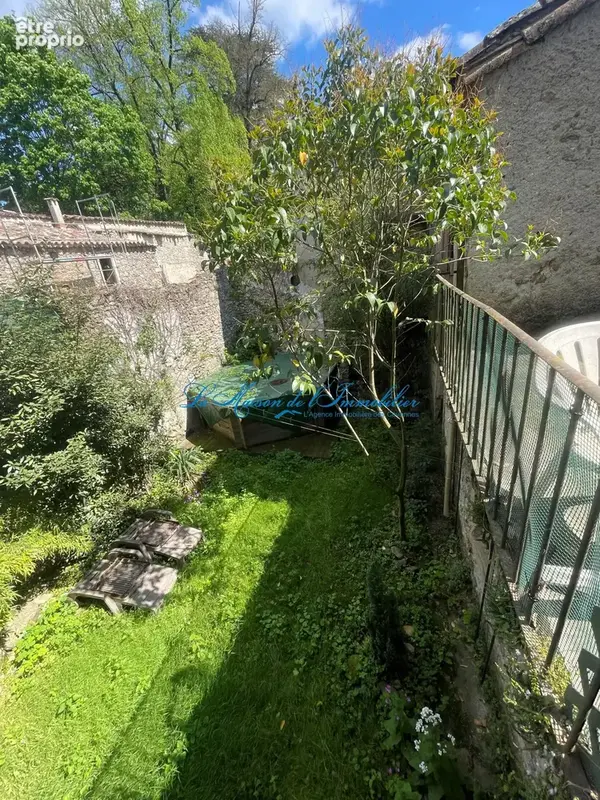 Lasalle, maison de village en pierres avec jardin et terrasse - photo 2