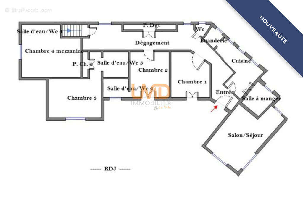 adresse d'exception-villa plain pied-parc arboré-beaux volumes - photo 20