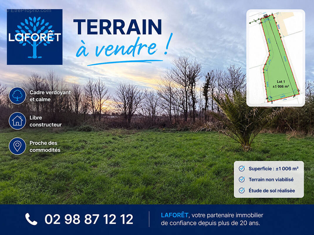 Terrain à PENMARCH
