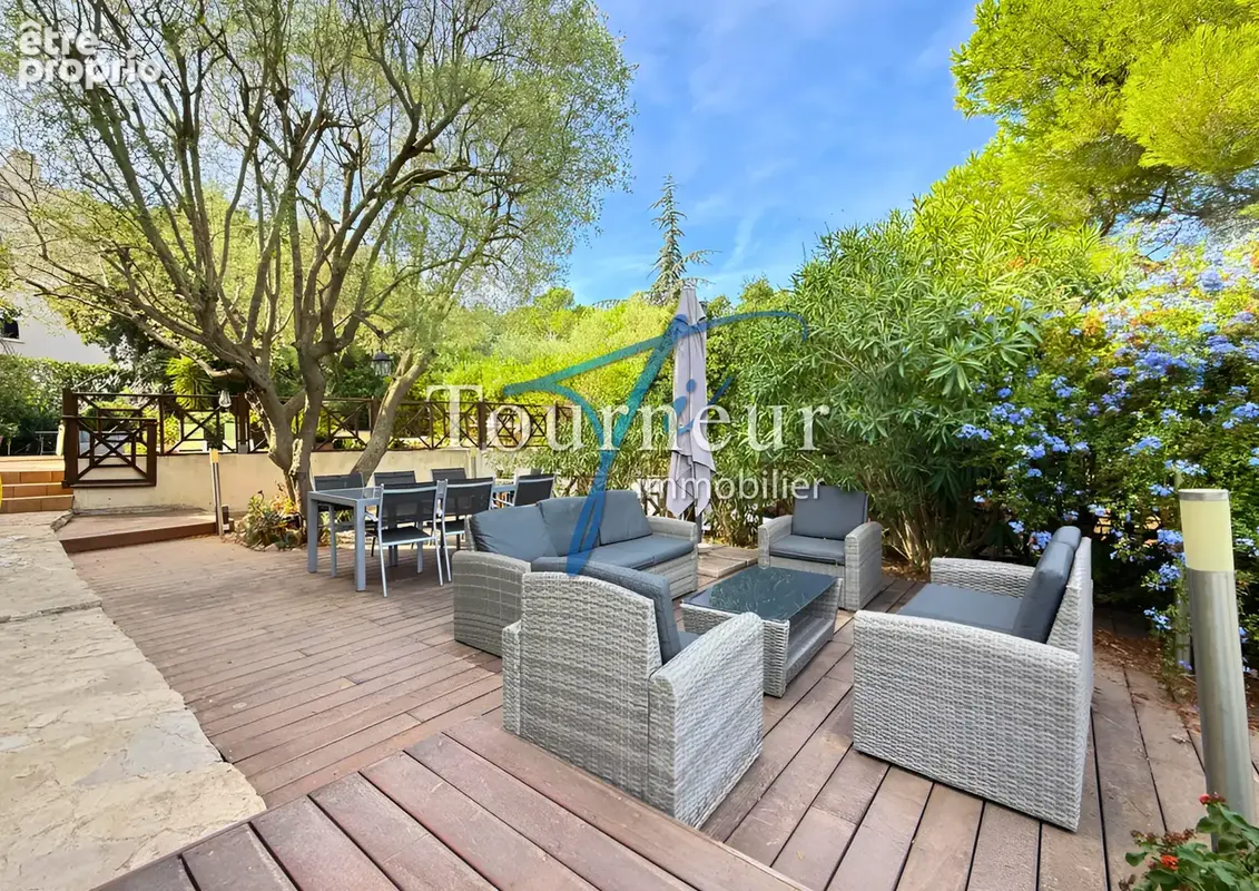 Sanary les picotieres villa vue degagee de 90m2 sur 570m2 terrain paysager avec piscine - photo 6