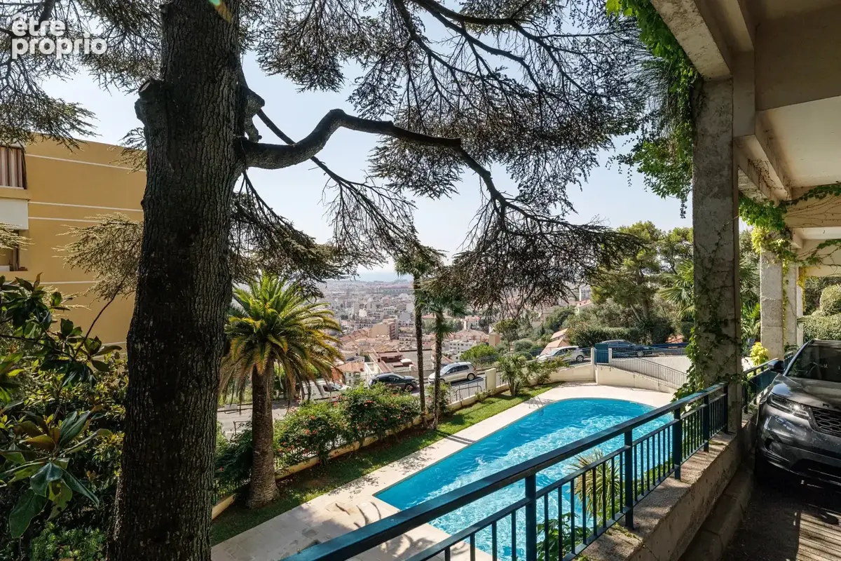 3 pièces avec vue mer, deux terrasses, garage, cave et piscine – Nice Pessicart - photo 15