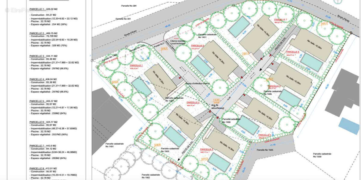Terrain à FOX-AMPHOUX