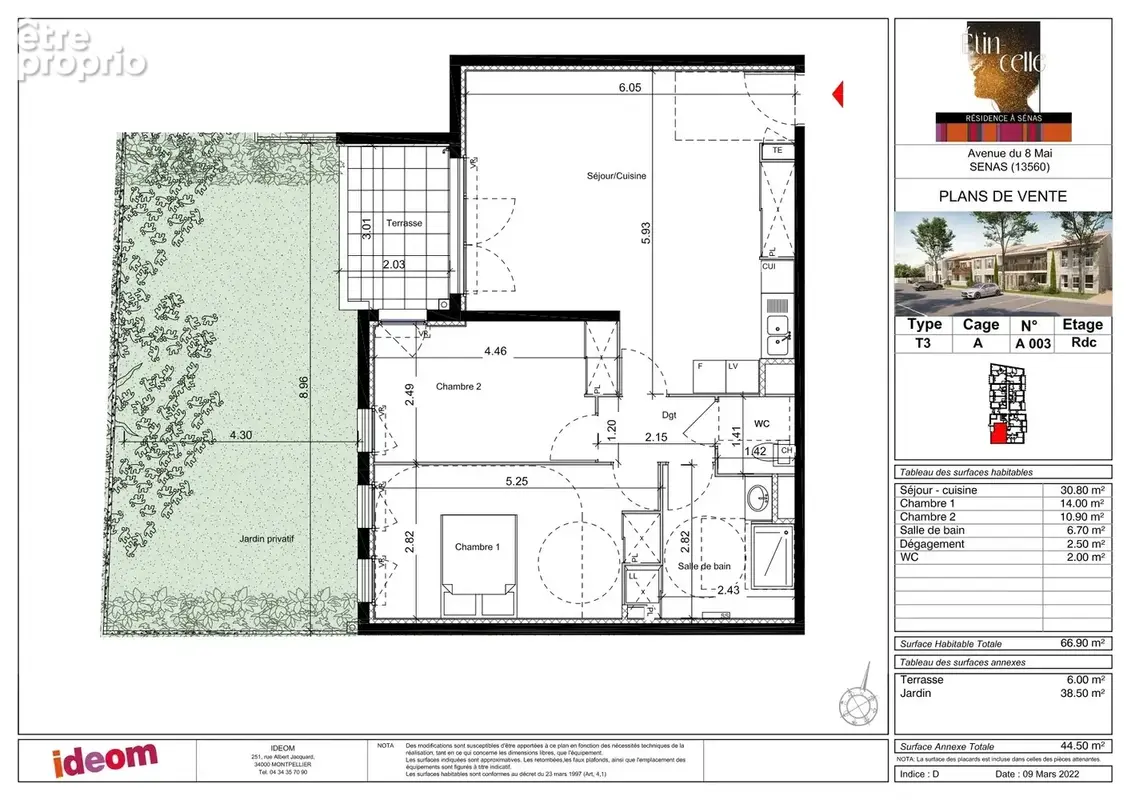 Appartement t3 neuf - 2 places parking - photo 4