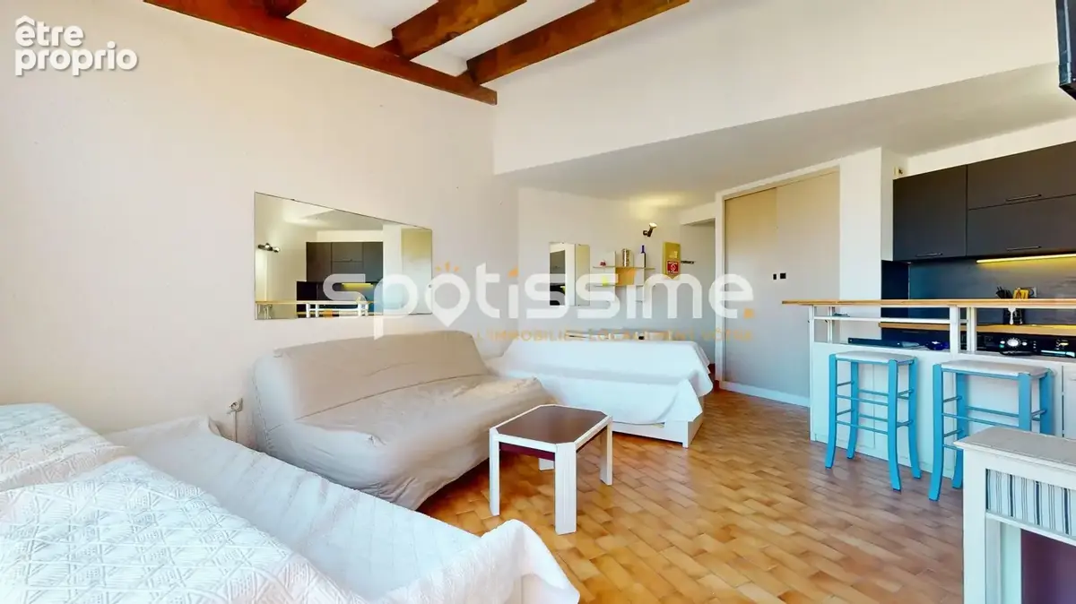 Cap d'agde  avant-port  grand studio cabine avec terrasse et solarium privé vue port - photo 18