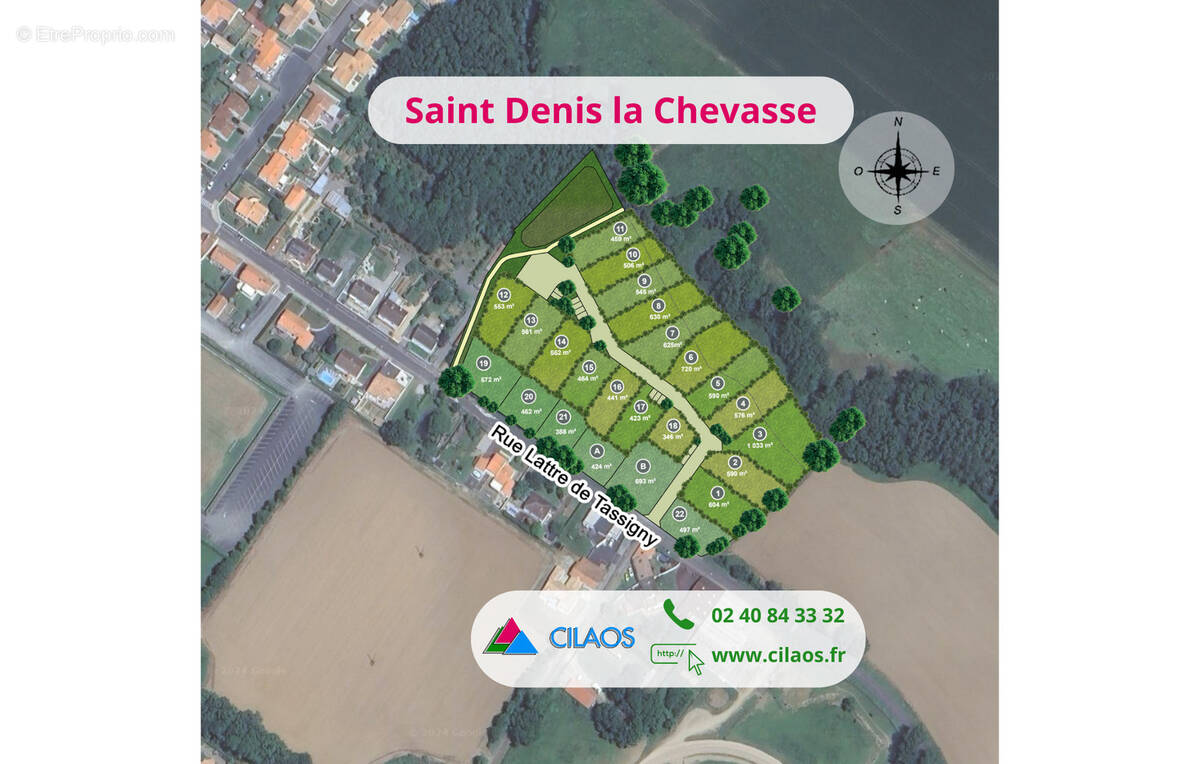 Terrain à SAINT-DENIS-LA-CHEVASSE