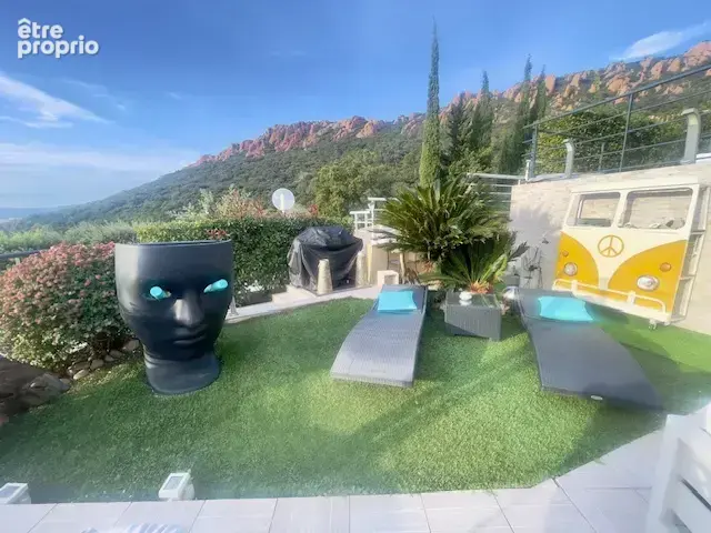 83530  agay -villa contemporaine f6 piscine jacuzzi vue esterel proches des plages - photo 5