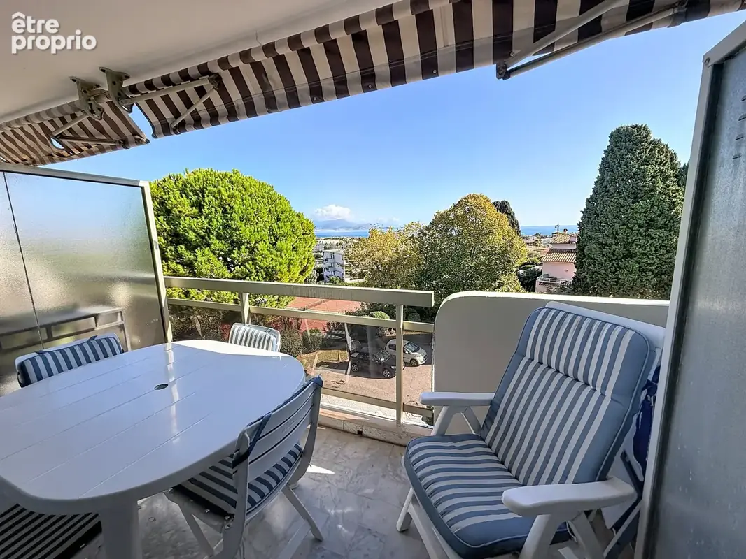 Antibes   2 pièces 59 m2   vue mer   piscine et tennis - photo 1