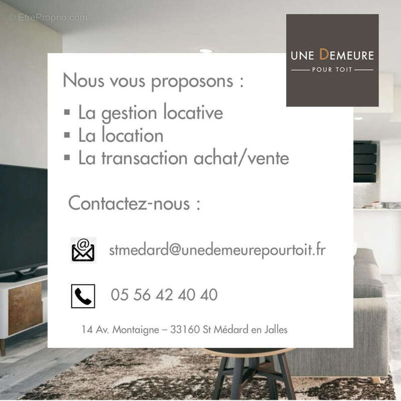 Maison à SAINT-MEDARD-EN-JALLES