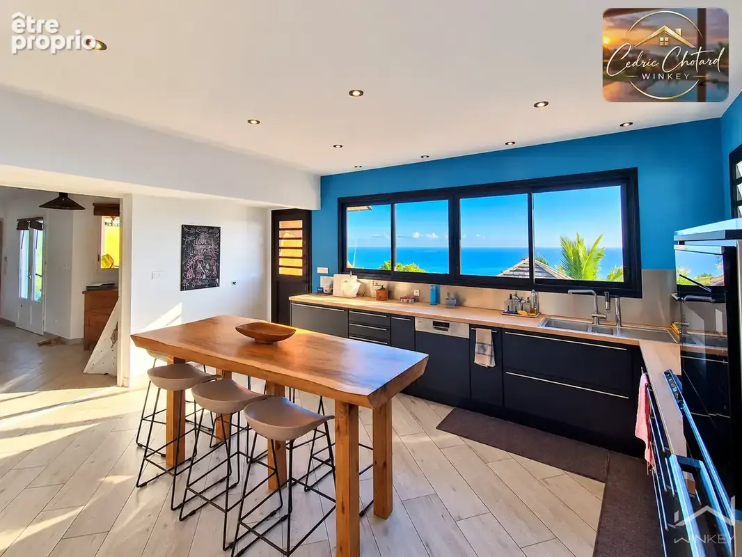 Saint-paul   bellemène  villa 160 m2 avec piscine et vue mer panoramique à 180o - photo 5