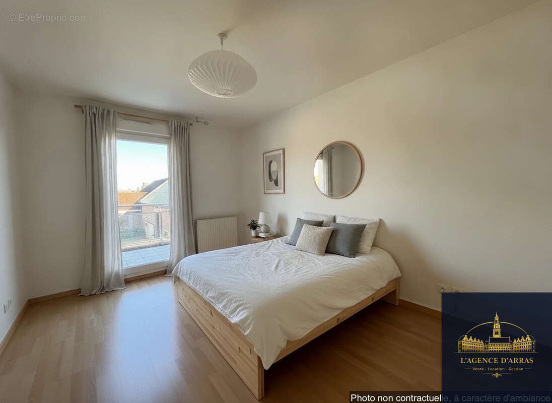 Tilloy lès-Mofflaines   Superbe appartement T3 de 80 m2 avec balcon, terrasse, garage et cave - photo 3