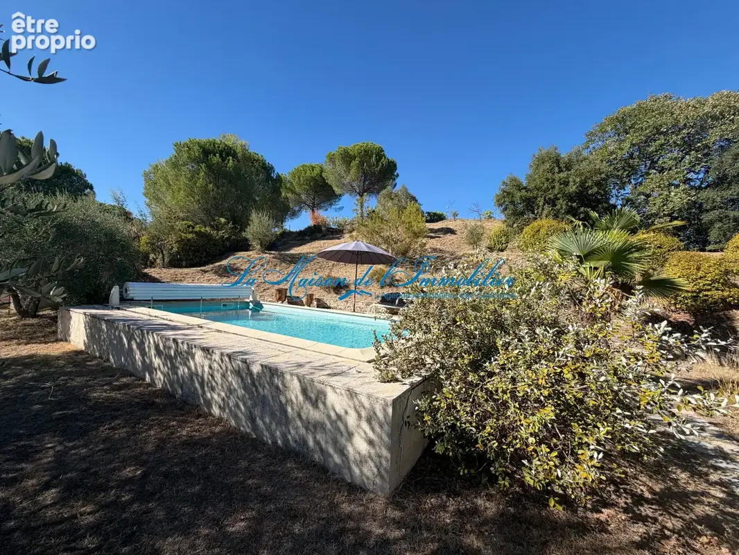 Sur les hauteurs de ST HILAIRE DE BRETHMAS, maison F5, piscine, double garage sur 3000 m2 de terrain avec vue - photo 4