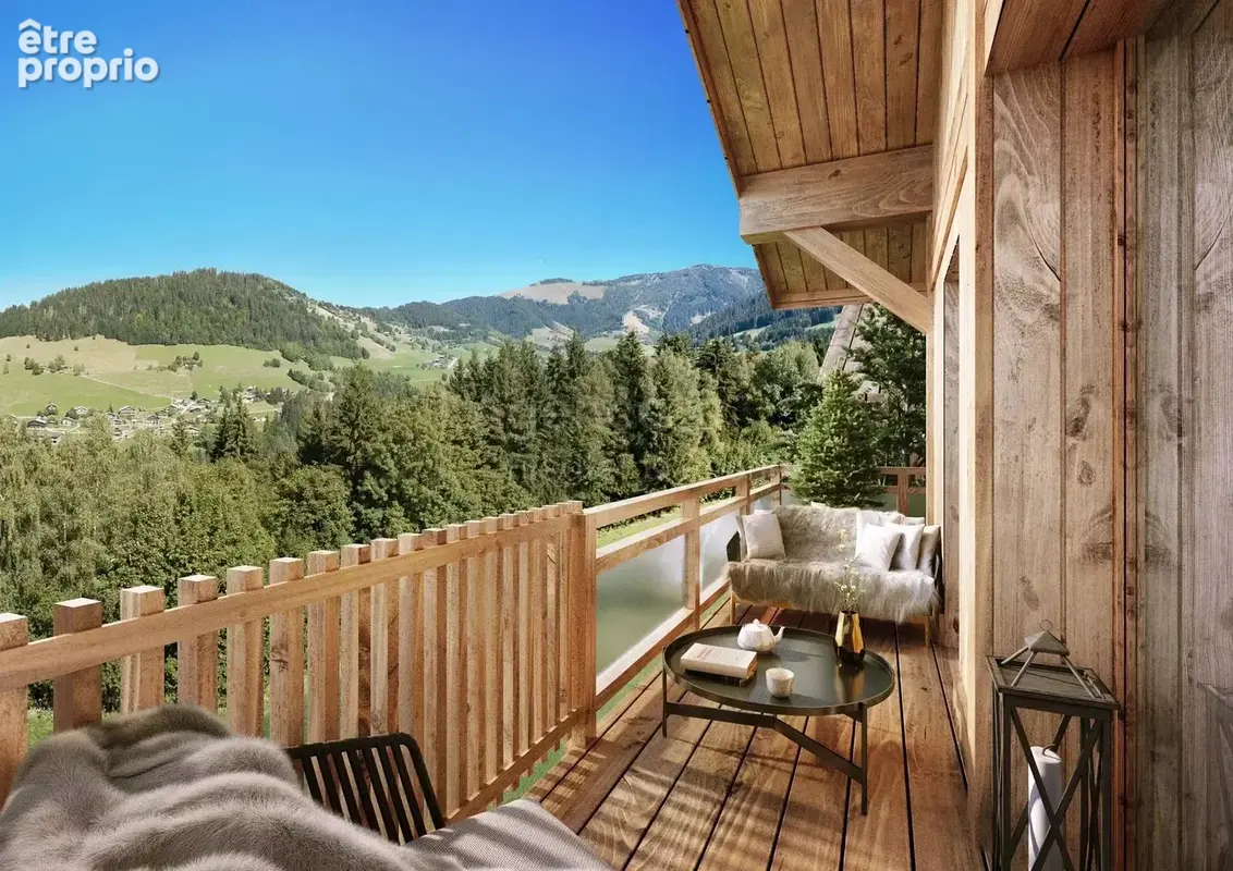 Ref 524 : programme neuf - crest voland - chalet avec superbe vue - photo 3