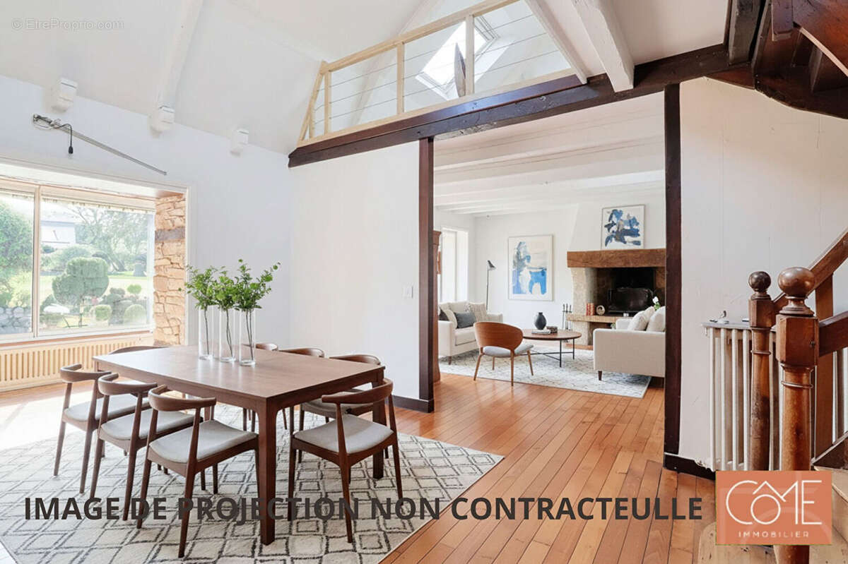 À vendre en exclusivite - liffré (35340) - longère - 277 m² habitables - 5 chambres - terrain 2 160 m² - garage 90 m² - terrain  - photo 7