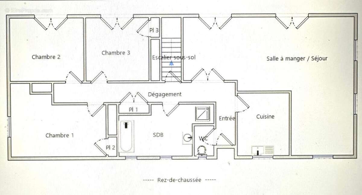 1h Gare de PARIS/BERCY - VILLEMANDEUR - Proche écoles & commerces, SPACIEUX PAVILLON de 140 m2 environ, TERRAIN 1820 m2 - photo 14