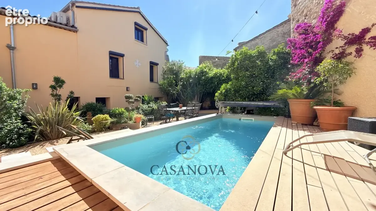 Propriété de prestige rénovée par un architecte à Florensac  460 m², piscine, cinéma privé et terrasse tropézienne - photo 1