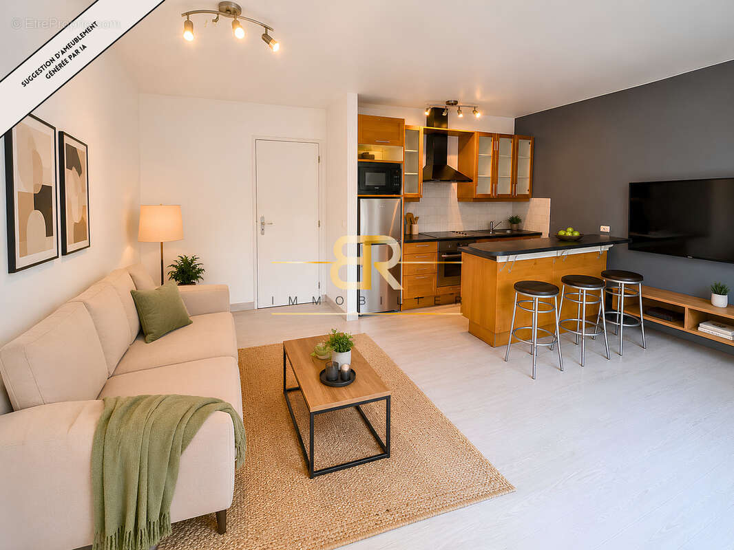 Studio lumineux   28,30 m2   résidence récente - photo 3
