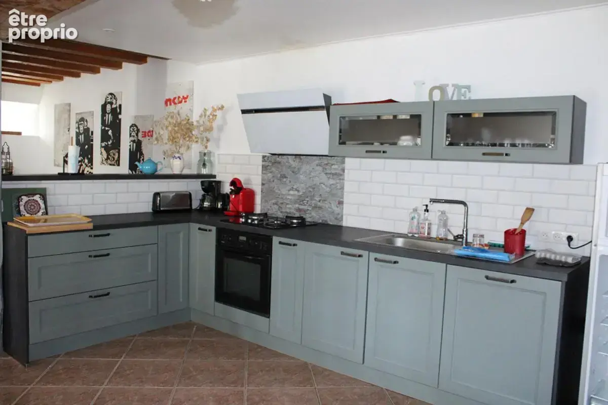Exclusivité ferme en pierre , lauze Maison Grandrieu 4 pièce(s) 130 m2 - photo 4