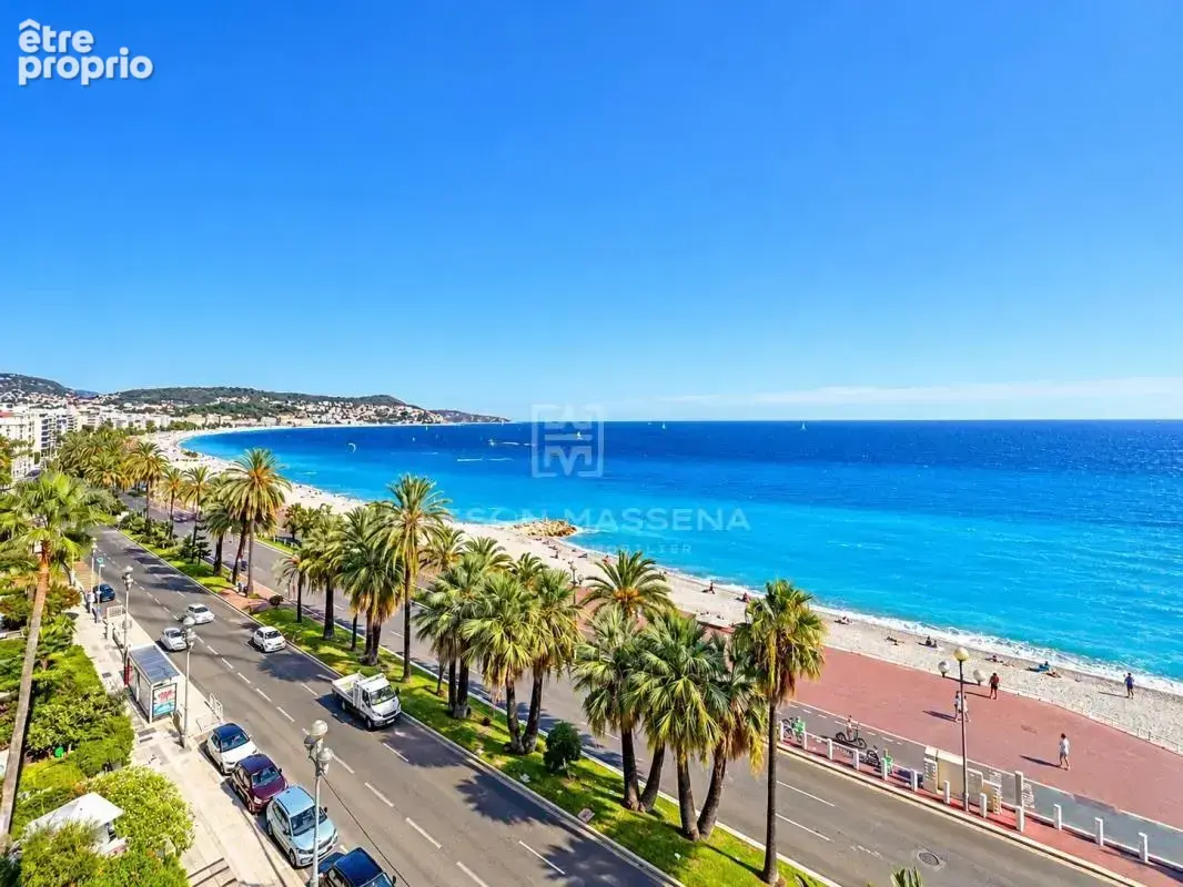 3/4 pièces - 5ème etage – vue panoramique mer baies des anges – magnifique terrasse d'angle - photo 6
