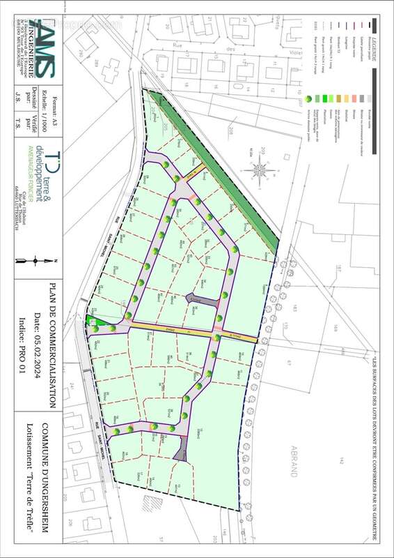 Terrain à UNGERSHEIM