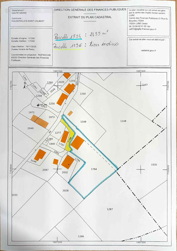 Maison à FOUGEROLLES