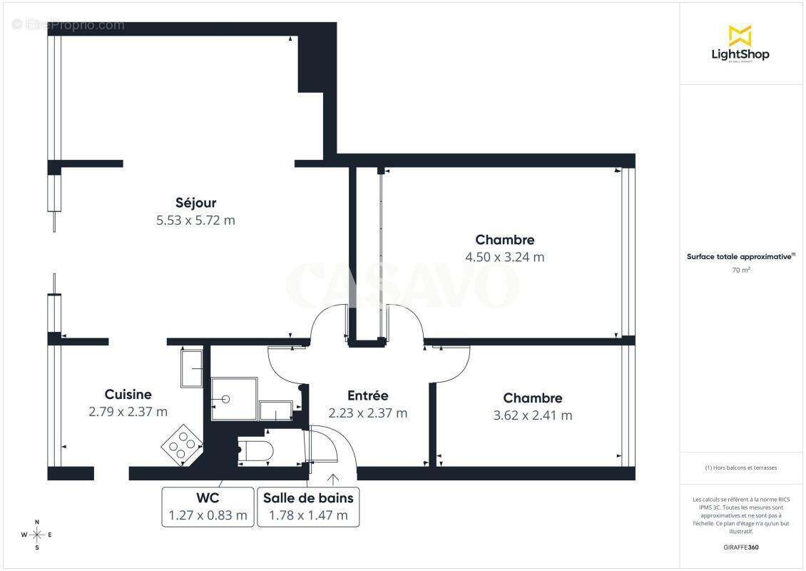 Appartement à CALUIRE-ET-CUIRE