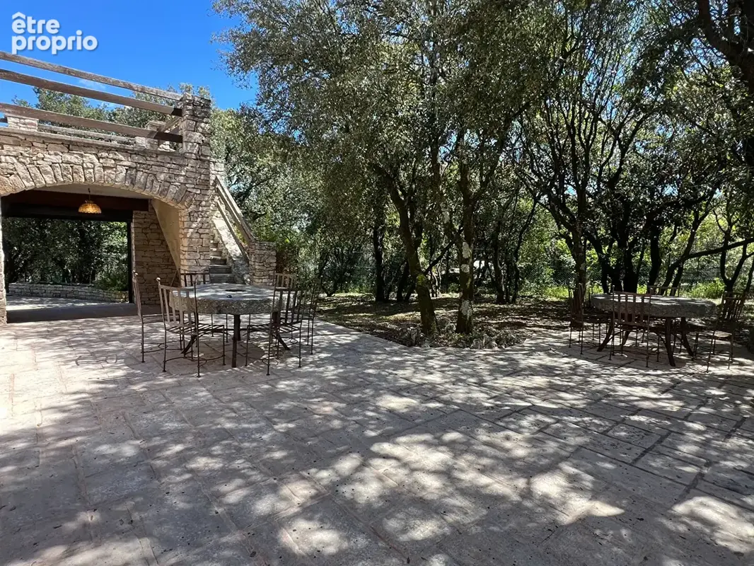 Entre Barjac et Uzès, Superbe maison en pierre avec vue panoramique - photo 8