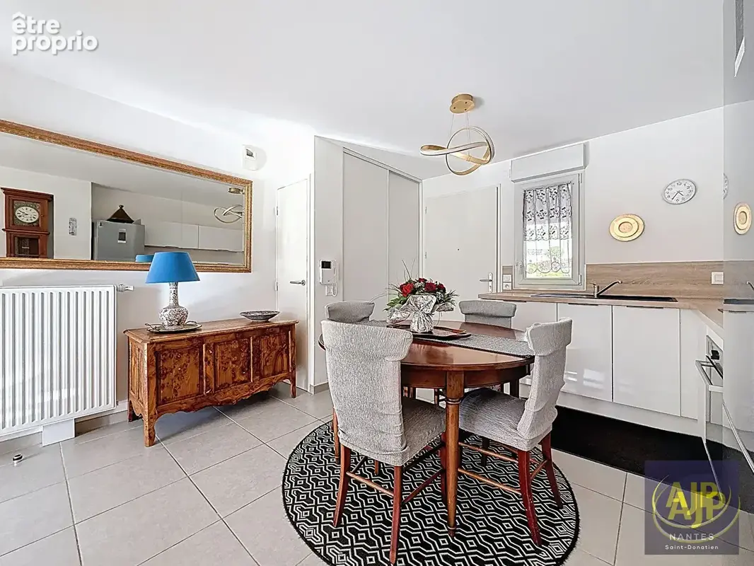 Nantes - tortiere - appartement t3 a vendre avec jardin privatif et garage. - photo 5