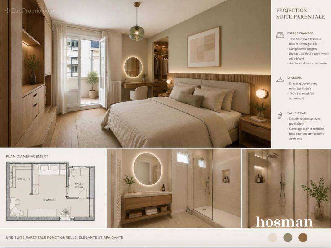 Lyon 6ᵉ – Adresse de Prestige & Potentiel Unique (80 m² + Balcon 10 m² + Parking) Habitation d'exception ou Bureaux de Standing  - photo 8