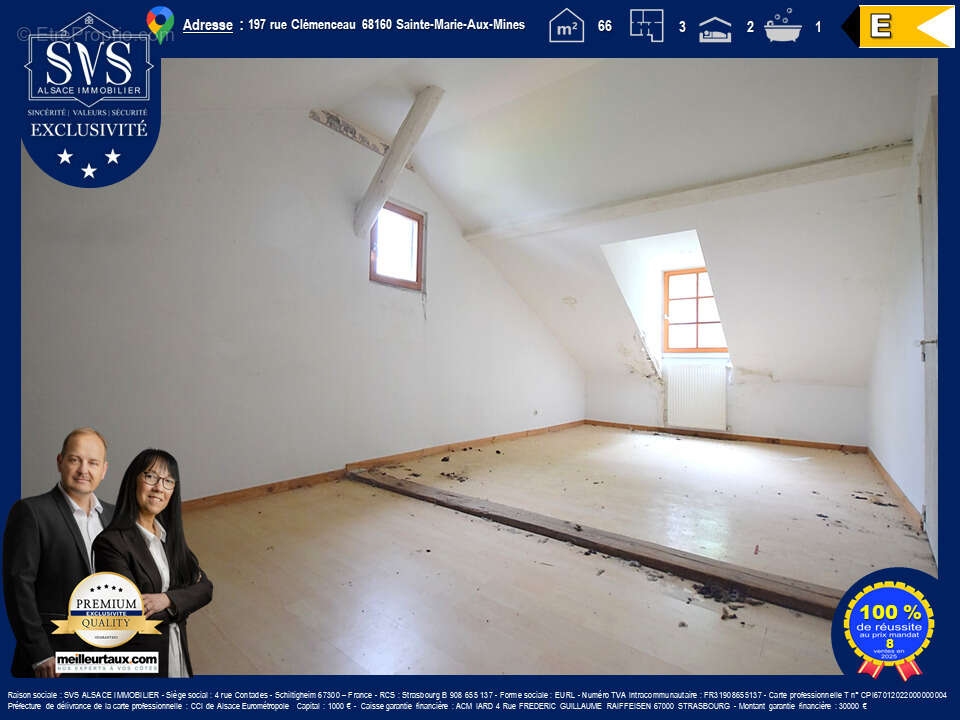 Appartement à SAINTE-MARIE-AUX-MINES