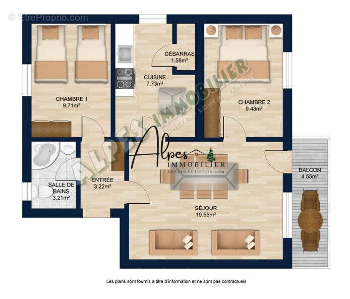Appartement à LA CLUSAZ