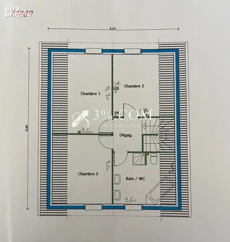 3%.COM - EXCLUSIVITÉ à WIMMENAU, maison 2001 de 108m2, 3 cha - photo 19
