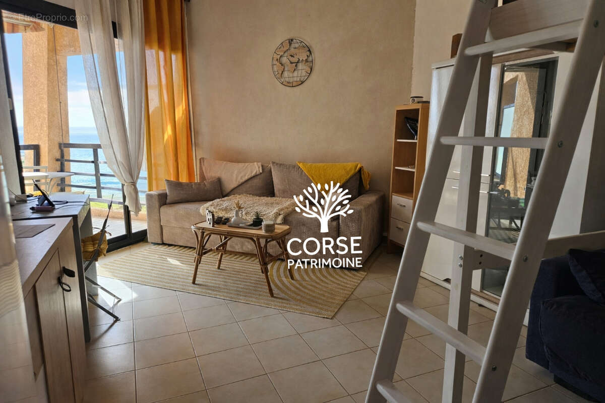Studio vue mer Santa Lucia Di Moriani - photo 6
