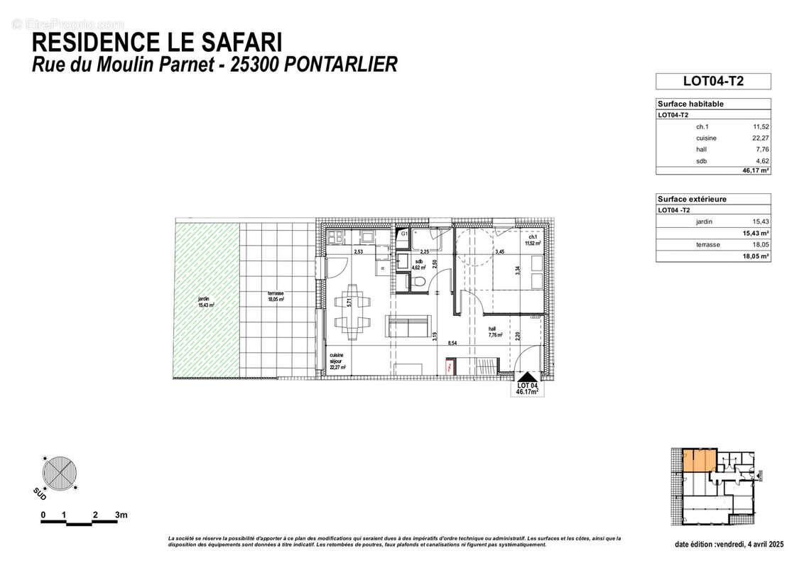 Appartement à PONTARLIER
