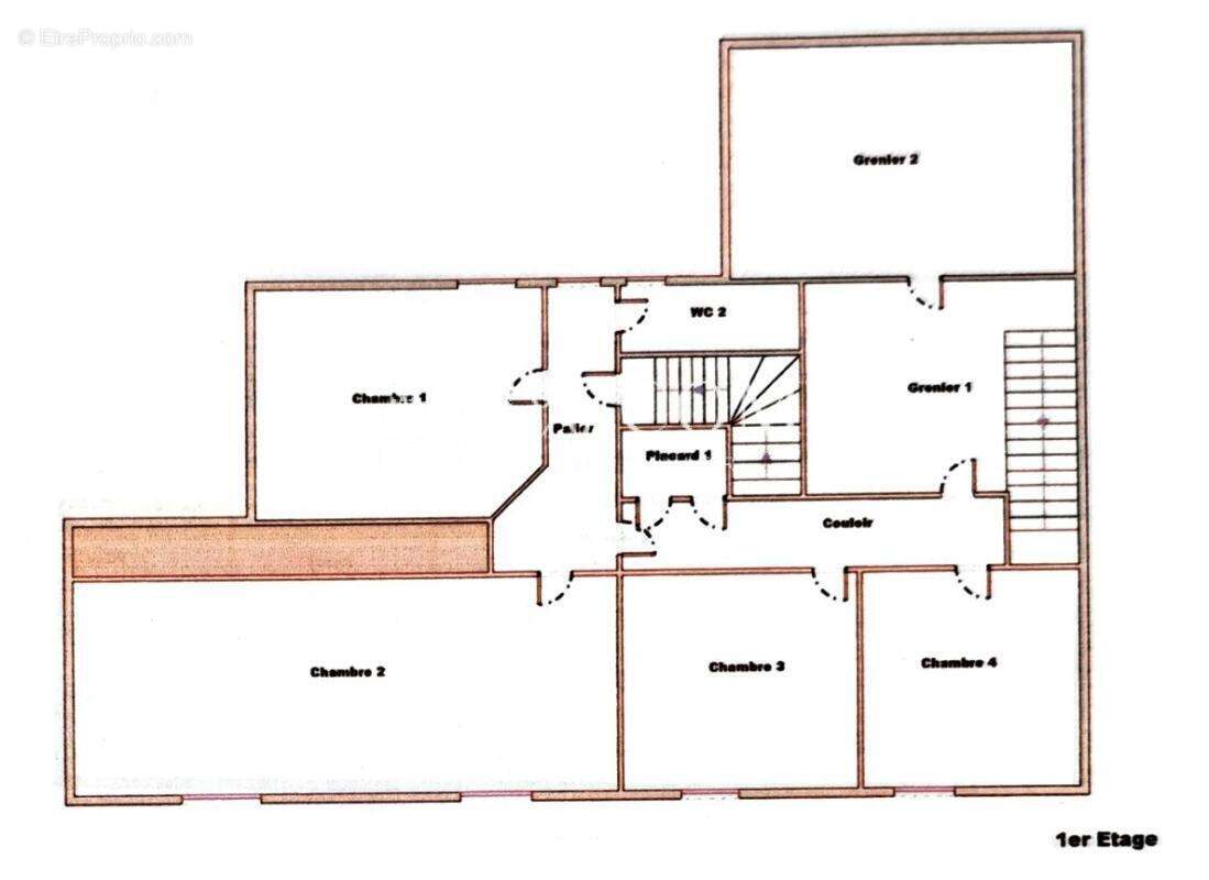 Maison de caractère de 280 m2 à rénover sur un terrain d'env - photo 9