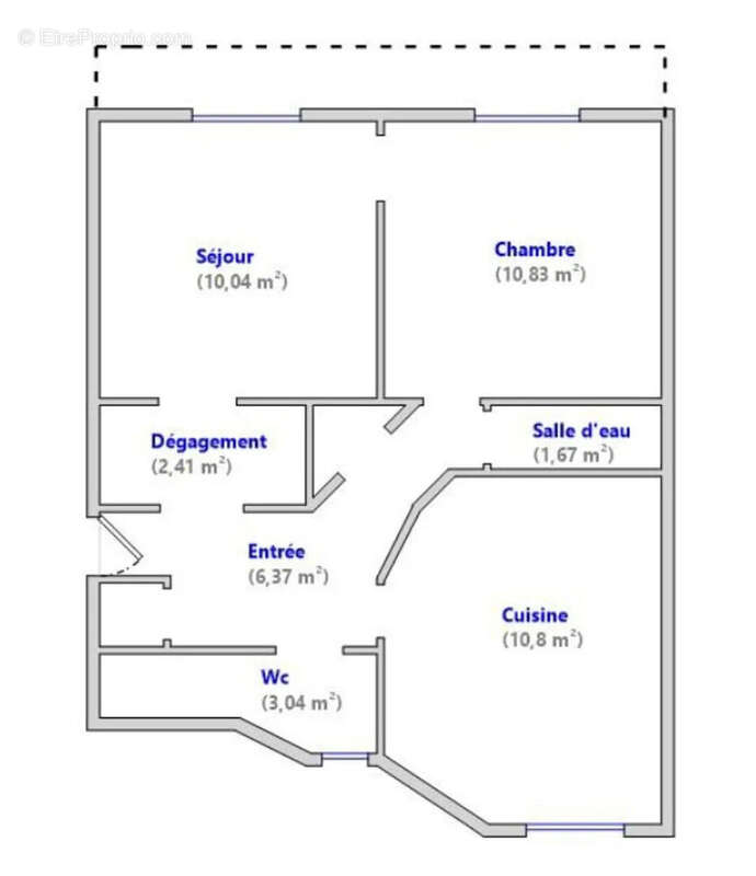 Appartement à PARIS-20E