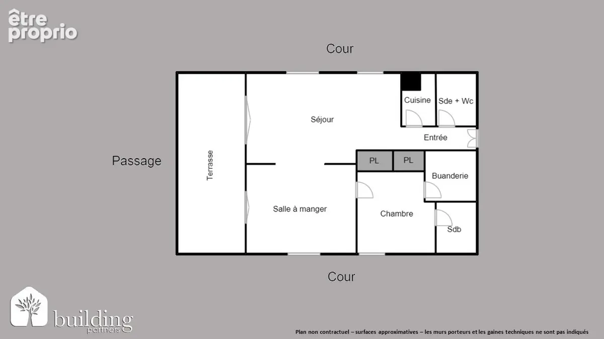 Ternes-Maillot Paris 17ème - Appartement 3 pièces 68 m² avec 20 m² de terrasse - photo 3