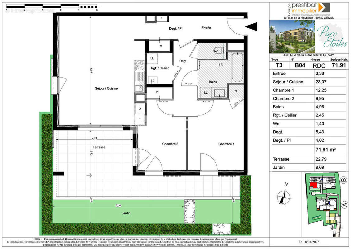 Appartement à GENAY