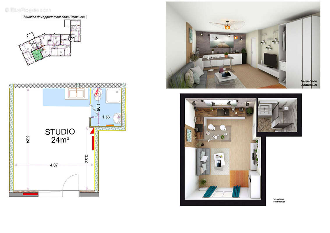 Appartement à LA FERTE-ALAIS