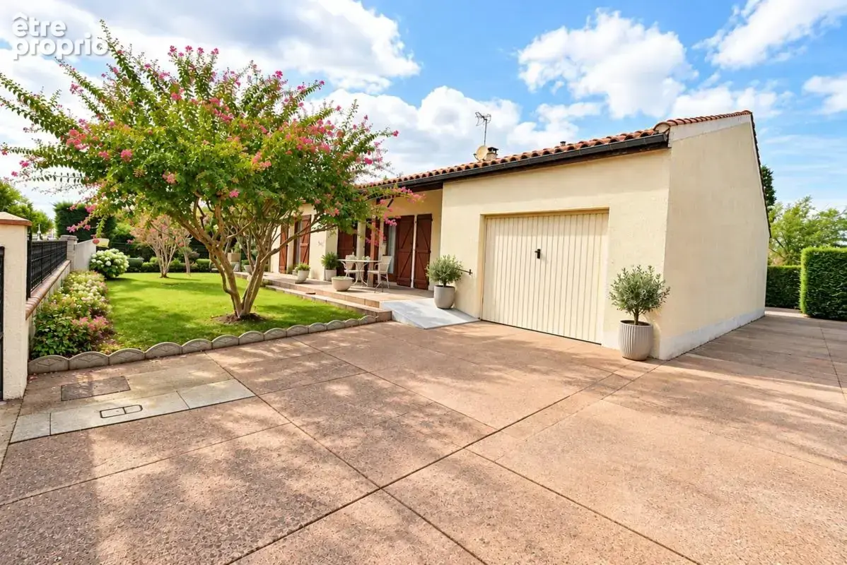 Lespinasse – maison individuelle de plain-pied 107 m² – 3 chambres – terrain 740 m² – grand garage - photo 1