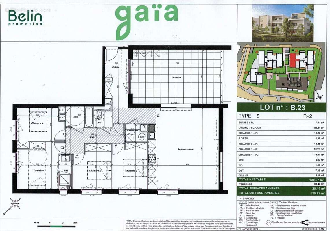 Appartement à AUZEVILLE-TOLOSANE