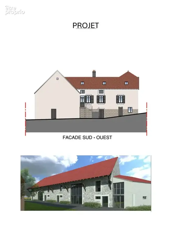 Maison et granges entre Venarey-les-Laumes et Vitteaux (21) - photo 2