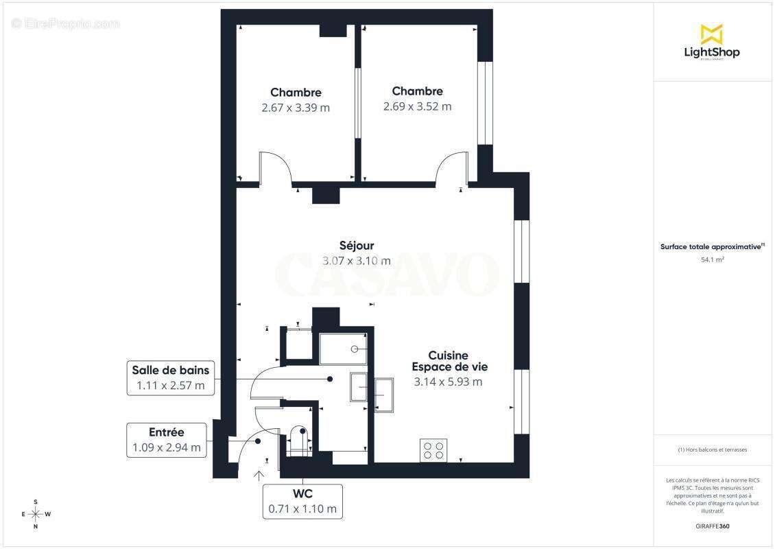 Appartement à LYON-3E