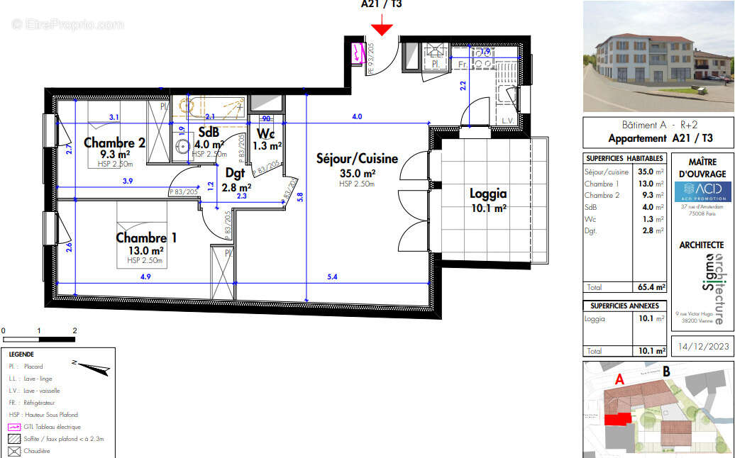 Appartement à SEPTEME