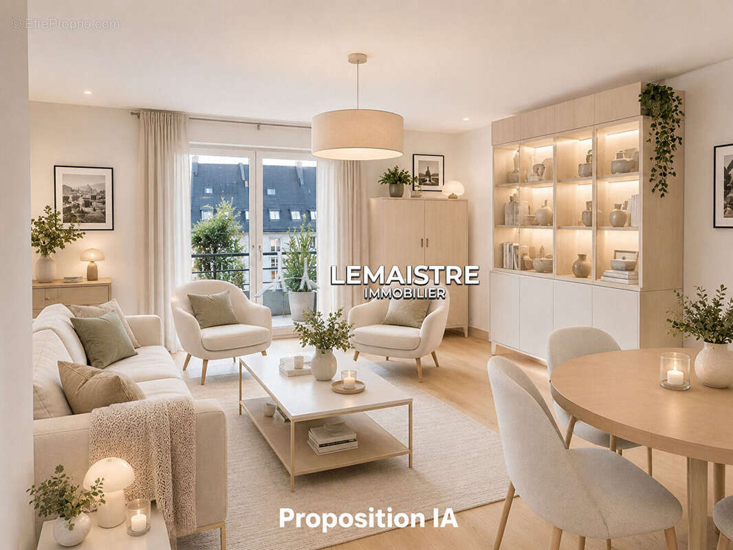 Appartement à vendre - Rouen Préfecture - 99,73 m² - 2 chambres - Box fermé - Balcon -  Cave - Calme - photo 3