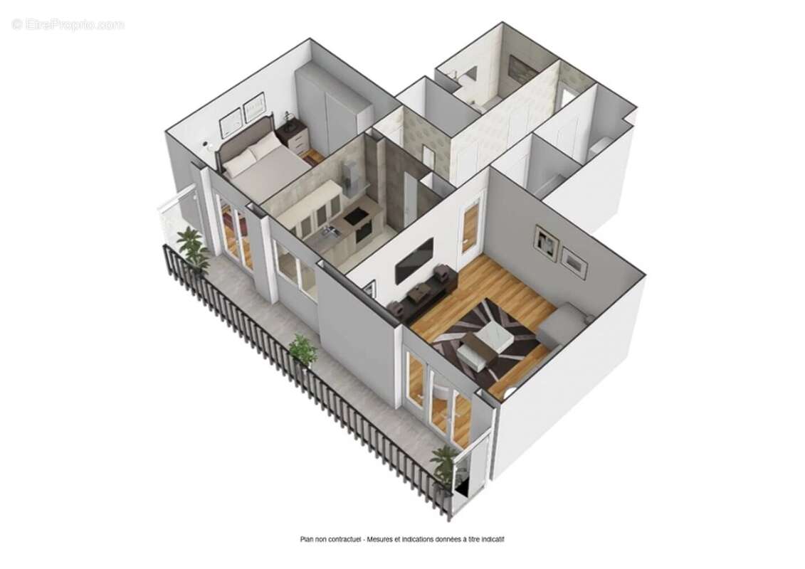 Appartement à MAGNY-LES-HAMEAUX