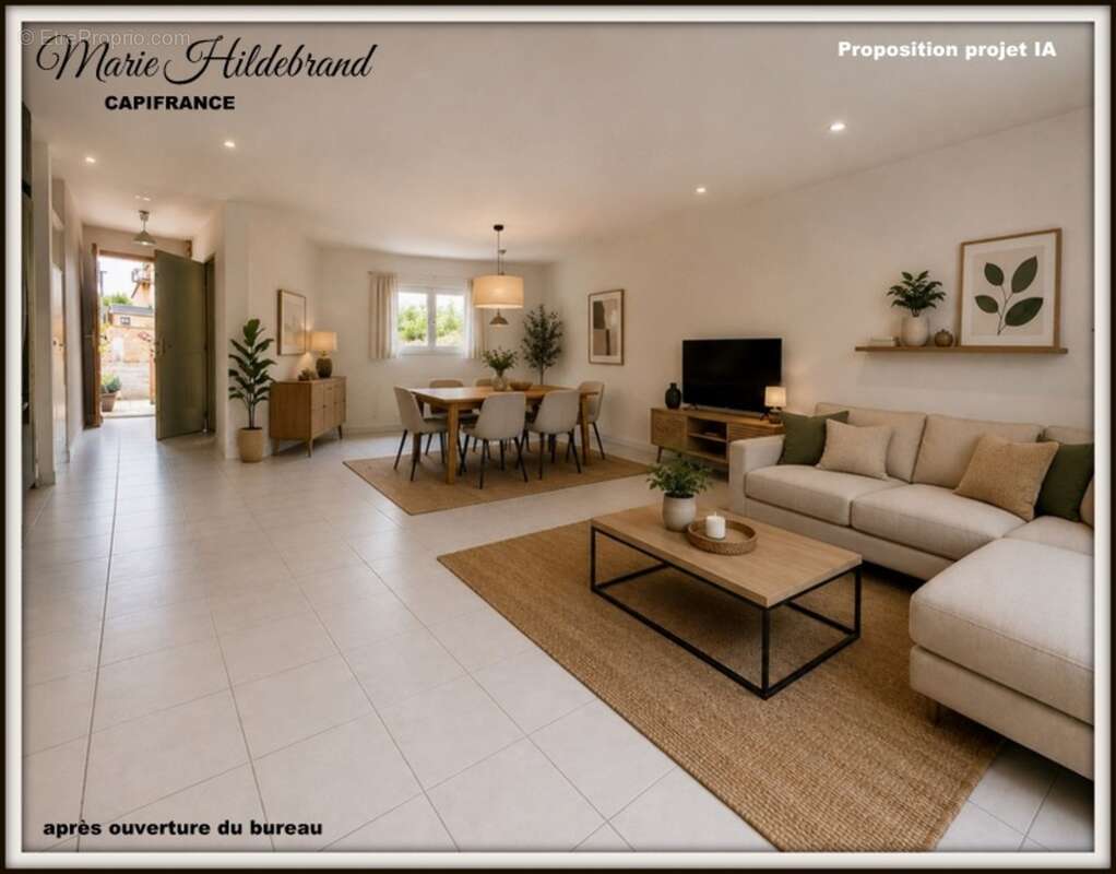 Maison de 95m² habitables - 3 chambres - jardin - photo 2