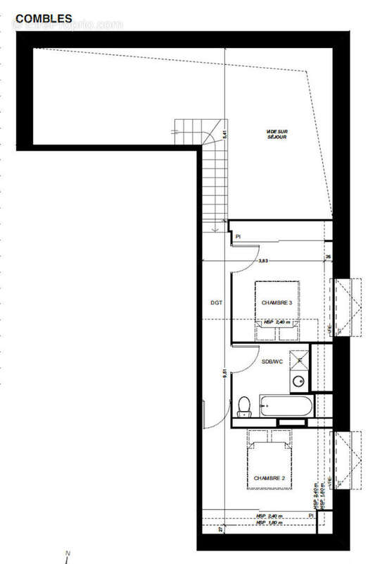 Dernier etage et grande terrasse 102m2 - photo 3