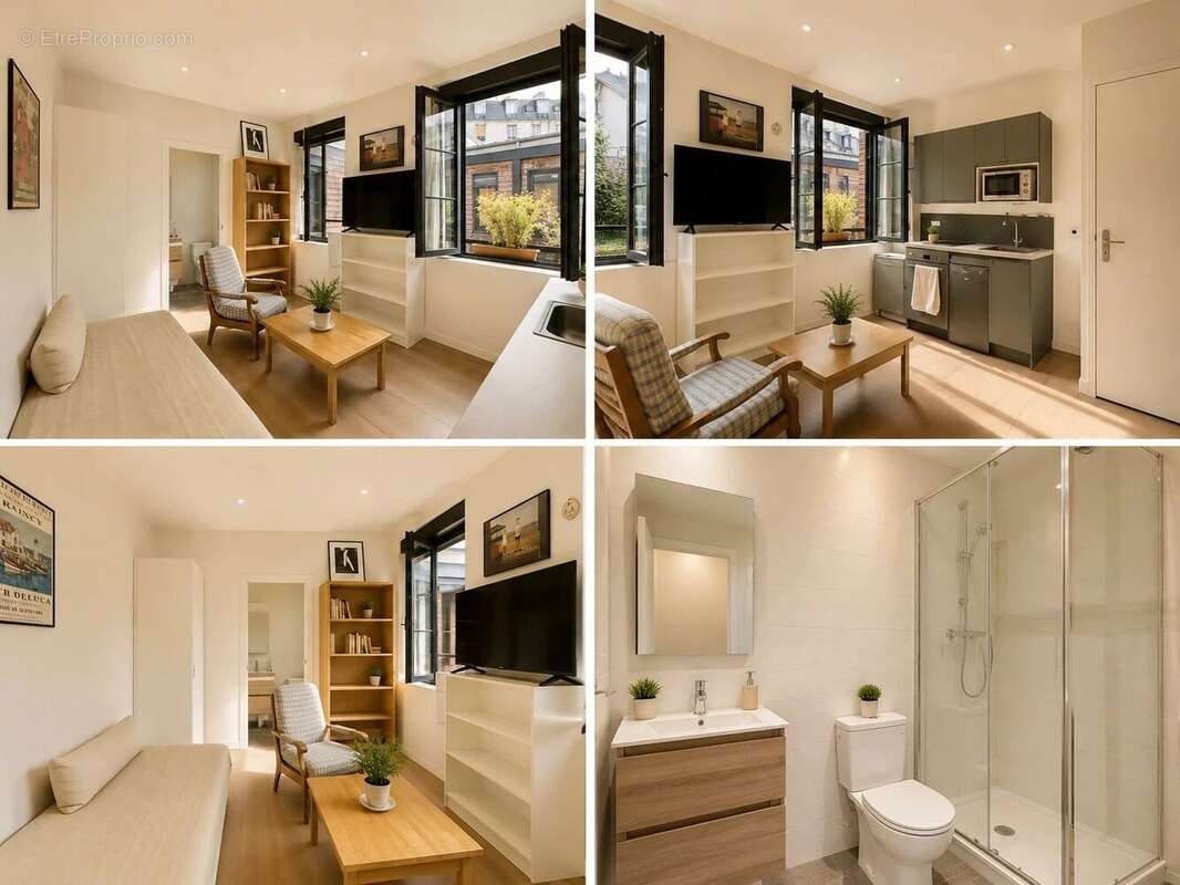  investissement locatif clé en main – 2 studios loués – le raincy  - photo 13