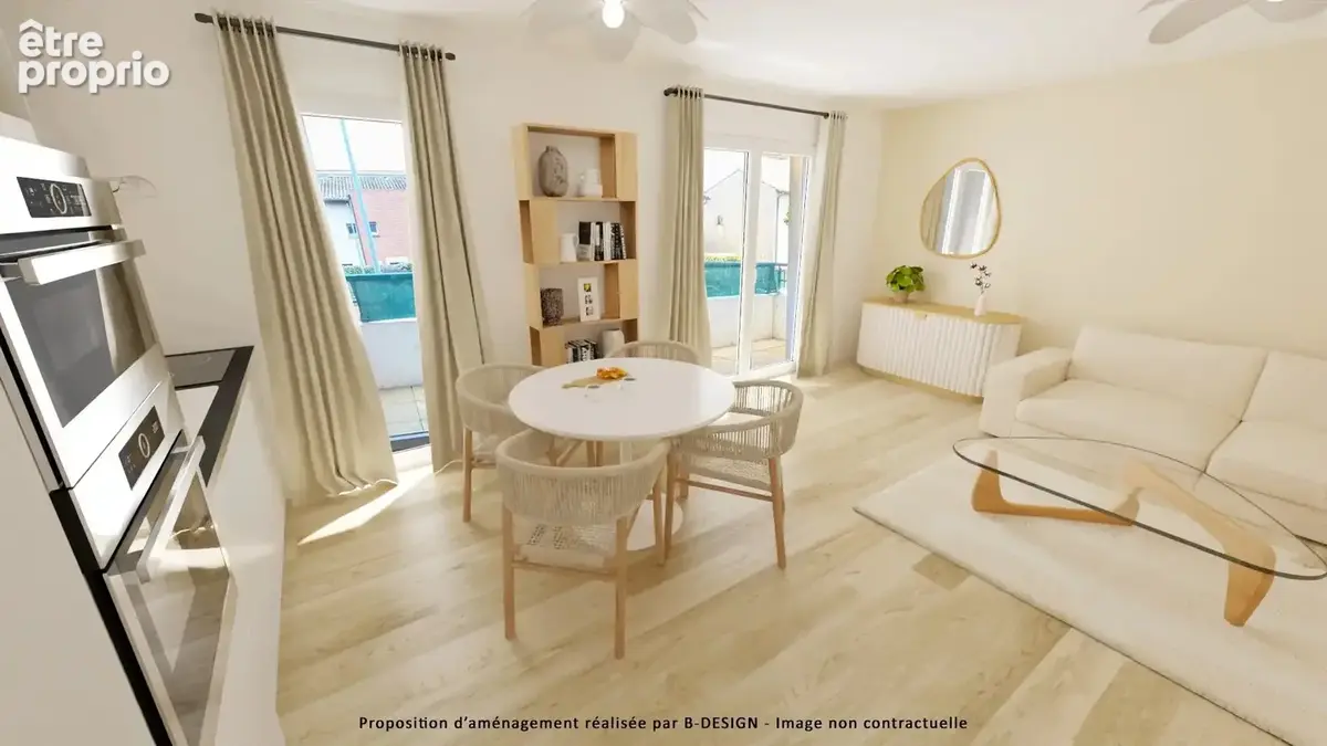 A vendre - appartement t2 + pk sous-sol - croix benite - photo 5