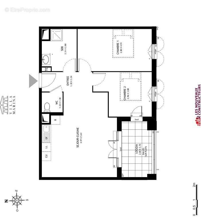 Appartement Type 3  Etat Neuf avec vue mer et port – Terrasse, parking, résidence sécurisée – Port-de-Bouc - photo 25